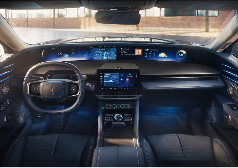 The panoramic display is shown in a 2026 Lincoln Nautilus® SUV. | Krenzen Lincoln in Duluth MN
