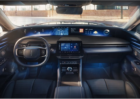 The panoramic display is shown in a 2026 Lincoln Nautilus® SUV. | Krenzen Lincoln in Duluth MN