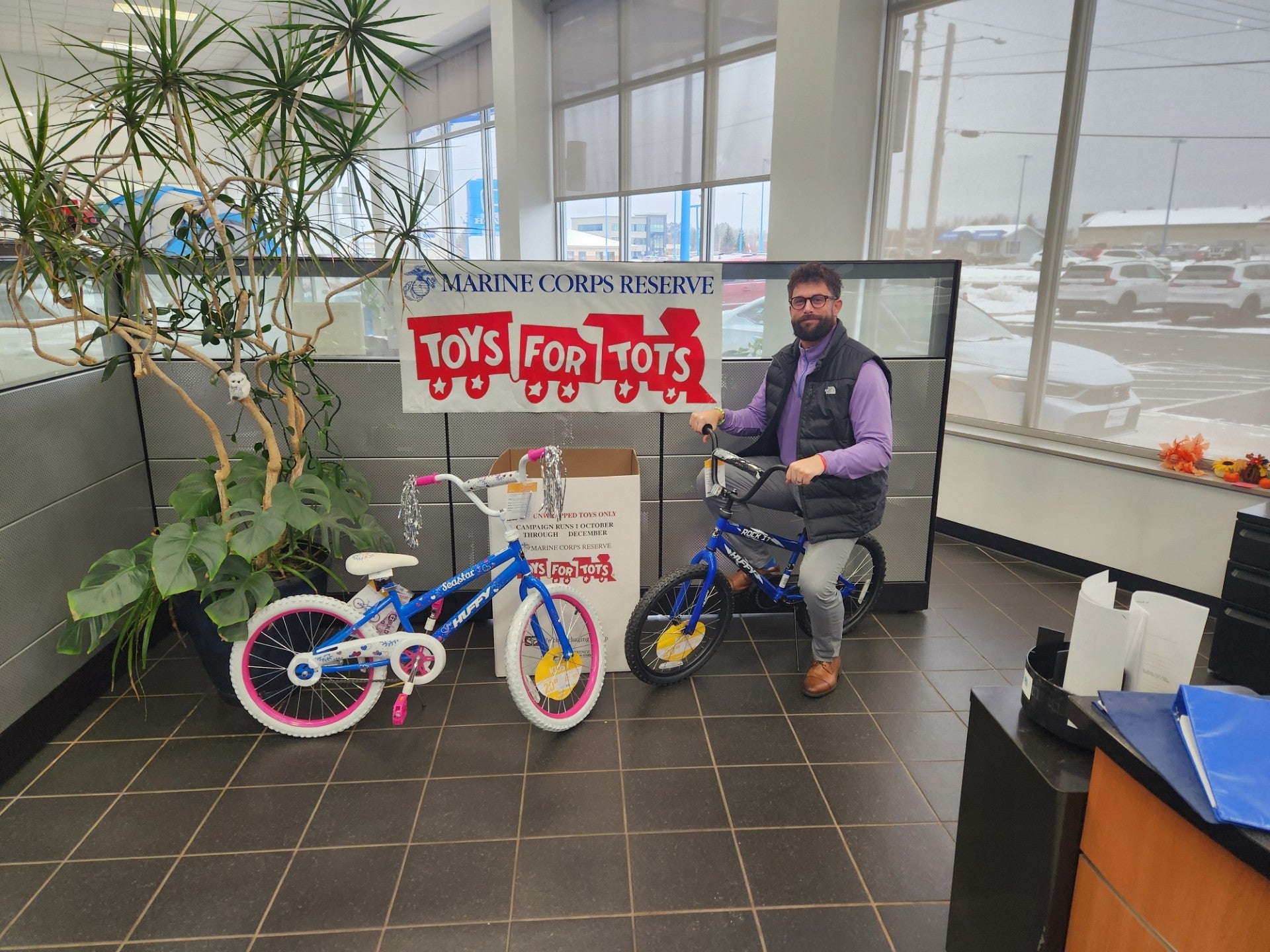 Toys for Tots at Krenzen Auto